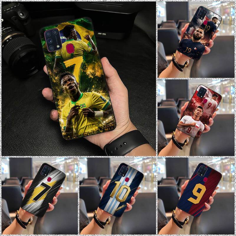 Suitable for Samsung Mobile Phone Cases, Football-Themed, Simple, Heat-Dissipating, New Style, Personalized for Men and Women, Full Edge Protection, Creative, Dustproof, Celebrity Style