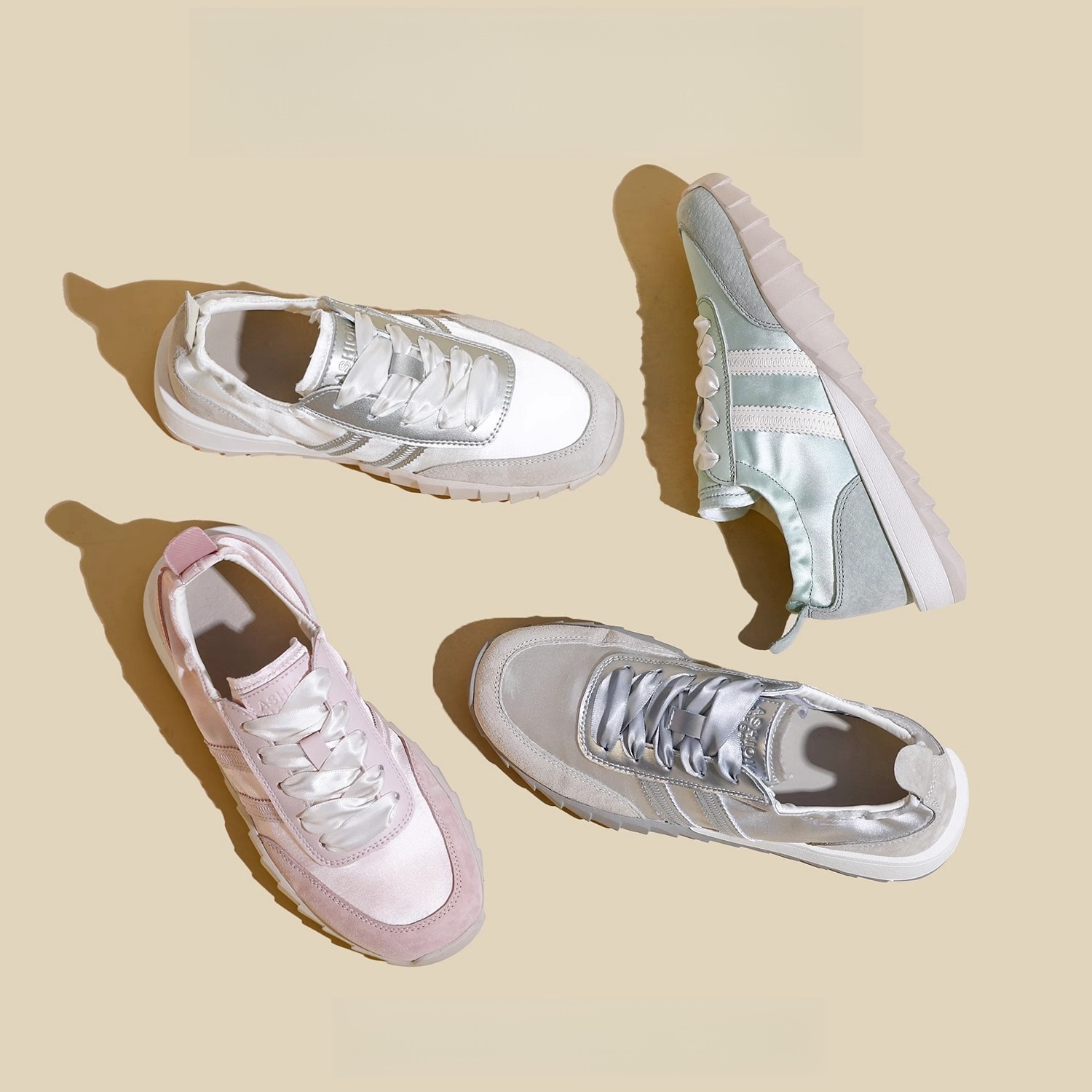 Forrest Gump Schuhe für Damen 2024 Frühjahr neu weicher Boden rutschfestes echtes Leder Retro farblich passender deutscher Trainingsschuhtrend_voghion.com