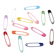 彩色别针固定衣服吊牌大小号胸针DIY手工制作鞋扣材料包配件