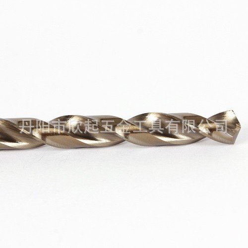 High-speed steel M35 cobalt-containing high-cobalt twist drill bit steel plate dedicated twist drill full grinding stainless steel hole drilling bit