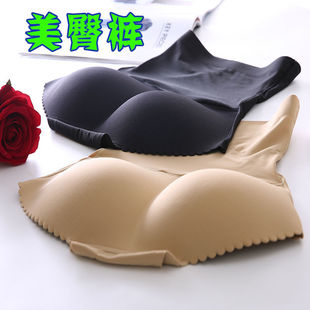 美臀褲健身女提臀內褲豐臀性感高腰收腹褲加墊無痕美翹桃臀塑身