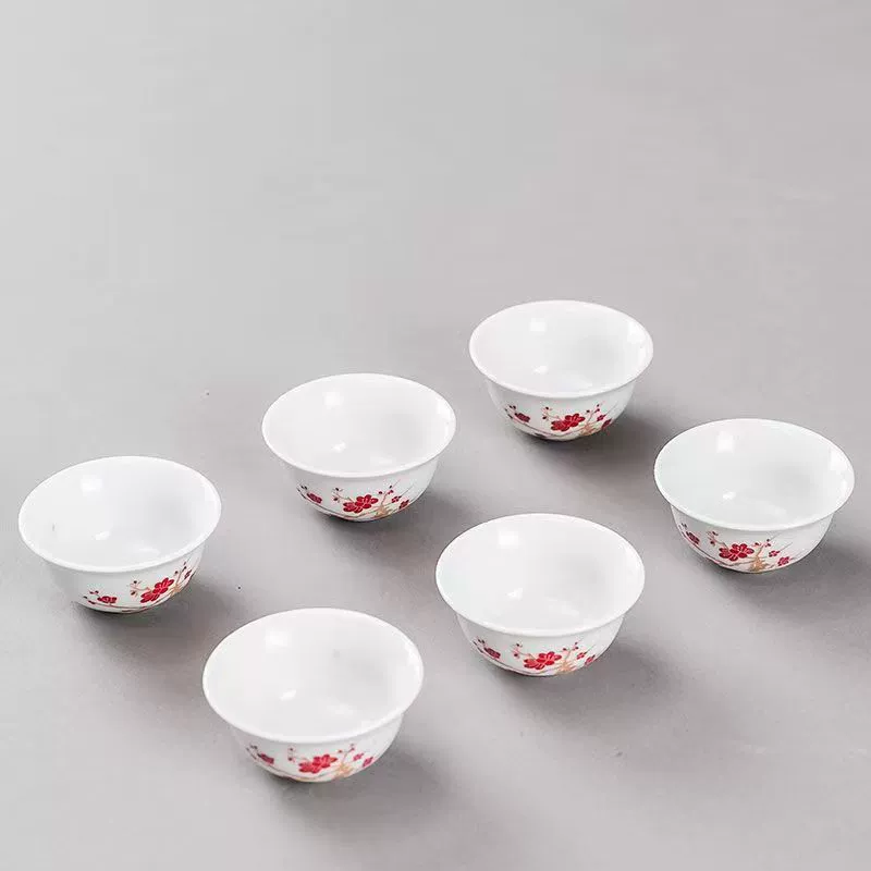 Ceramic tea cup, tea set, 6 pieces