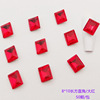 Rectangular glossy nail decoration for manicure, accessory, wholesale