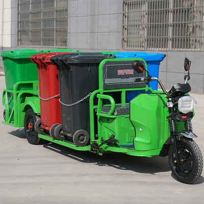 Electric Three-Wheel Sanitation Vehicle, Elektrik zibil maşınları