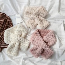 围巾女冬季 韩版百搭可爱软妹ins风日系护颈小围脖秋冬毛毛绒脖套