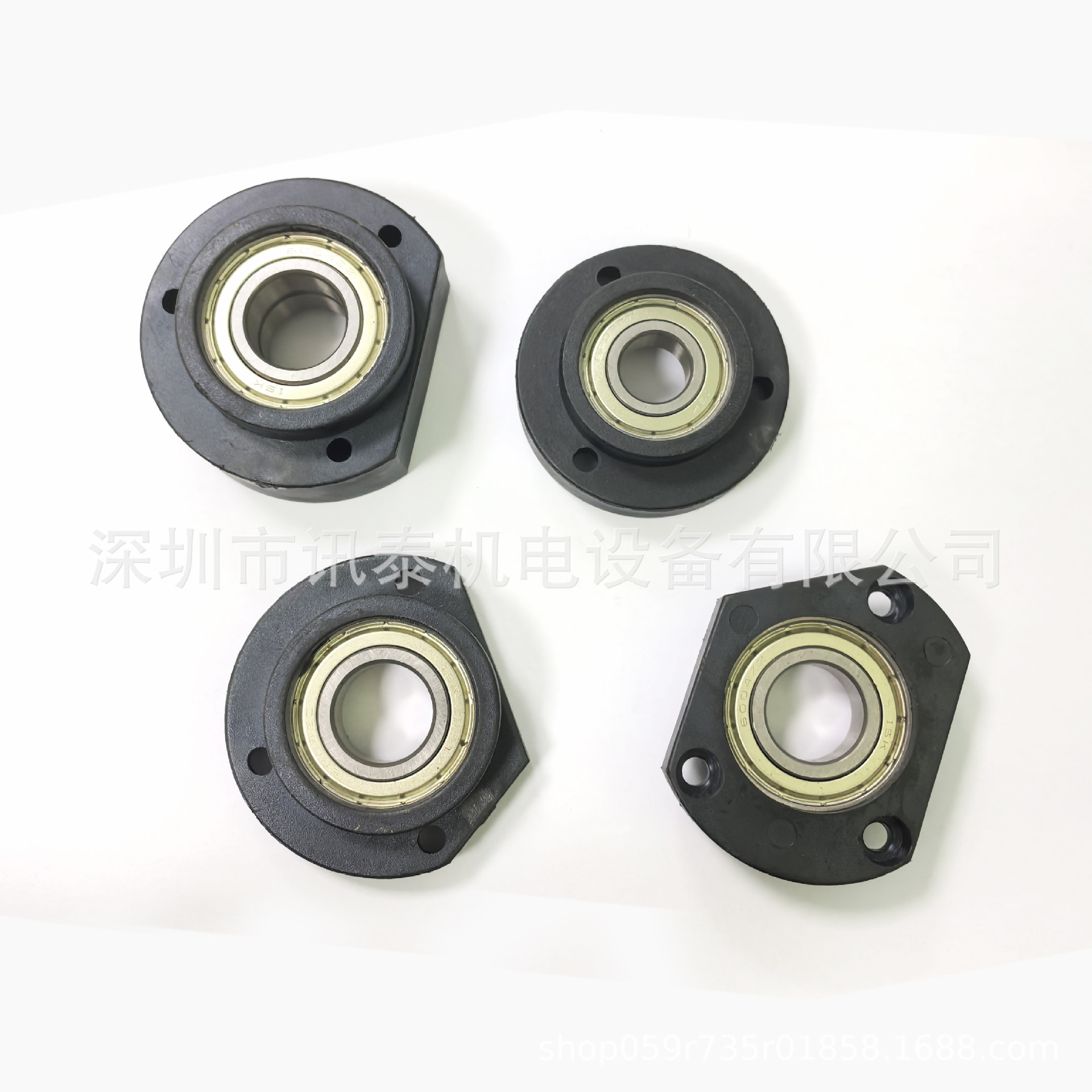 织带机配件 送纱壁板组403-404培林座轴承固定座