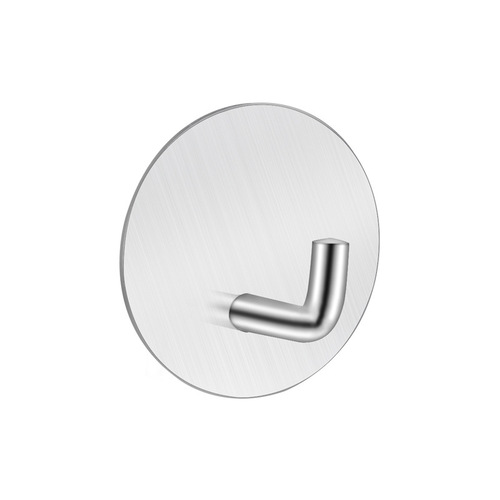 304 stainless steel single hook punch-free bathroom clothes hook storage wall towel hook kitchen single hook cross-border