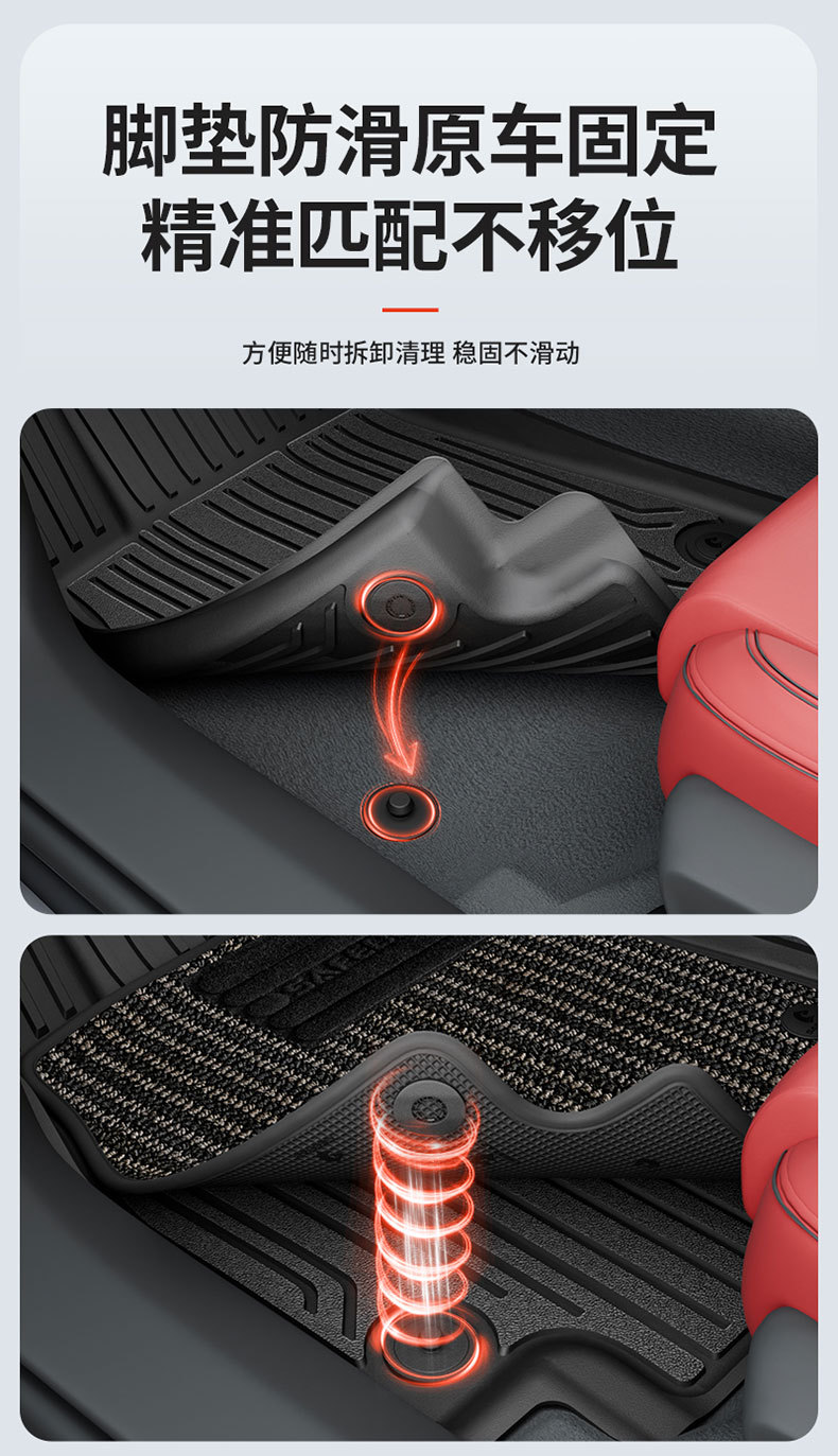 Suitable for Imported Audi A3 A3La4L A5L A6L A7L A8L Q3 Q5L Full Tpe Car Floor Mats