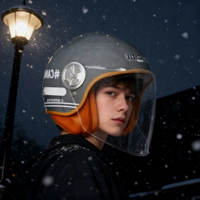 All-Season Retro Harley Half Helmet, Motosiklet kaskı (dəbilqə)