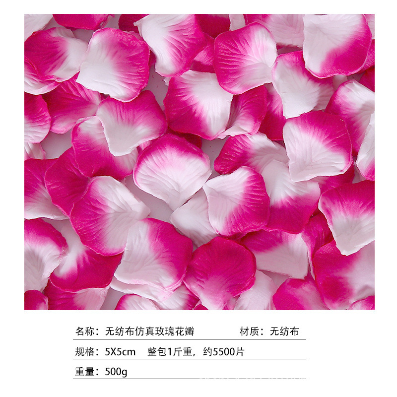 Non-woven fabric 1 catties packed with 5500 pieces wedding supplies…