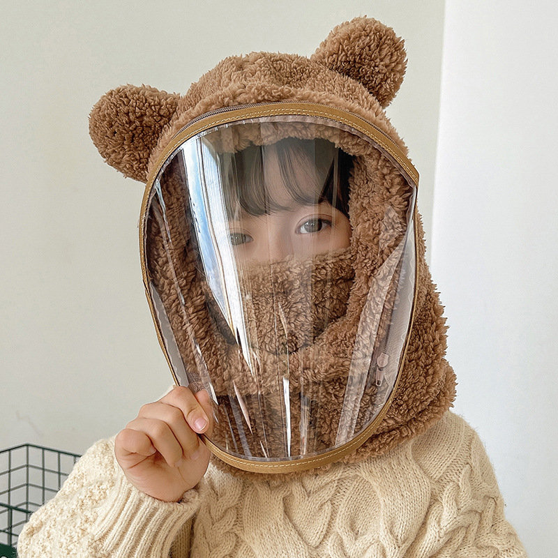 어린이모델-[마스크포함]-브라운