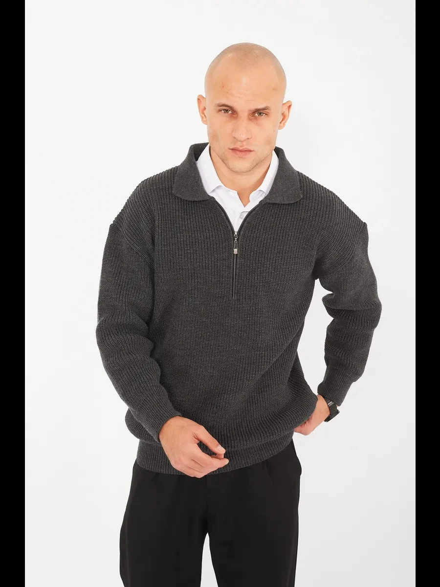 Мужской свитер с половинной молнией (Zip Sweater)