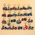摩托车机车钥匙扣挂件钥匙链挂饰PVC钥匙吊饰 书包装饰可印刷LOGO