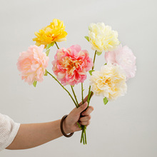 蜀门花艺玉兰花假花仿真花摆件陶瓷花瓶套餐仿生花插花装饰高级感