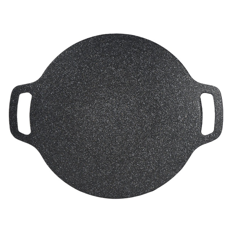 Placa para hornear maifan Cocina de Inducción de piedra Placa de barbacoa placa de cocción estufa de tarjeta comercial Placa de barbacoa Placa de hierro teppanyaki coreano al aire libre