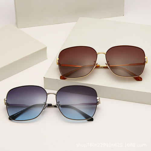 新款太阳镜韩版框架显瘦走秀时尚偏光成人眼镜8110