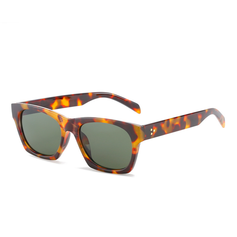Nuevo Selin diseñador cuadrado Comercio exterior gafas de sol hombres y mujeres retro UV400 transfronterizo gafas de sol fabricante