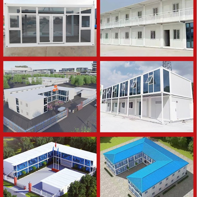 Модульный стальной дом Fast LCL Simple House для временного проживания и офиса