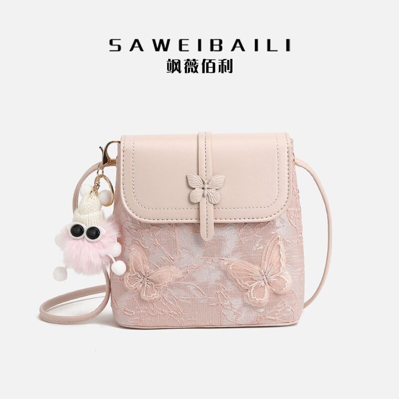 Bags for Women 2025 New Style Bow Lace Mobile Phone Bag Women's Mini Shoulder Crossbody Bag Women's Small Square Bag Bucket Bag Bags for Women 2025 New Style Bow Lace Mobile Phone Bag Women's Mini Shoulder Crossbody Bag Women's Small Square Bag Bucket Bag