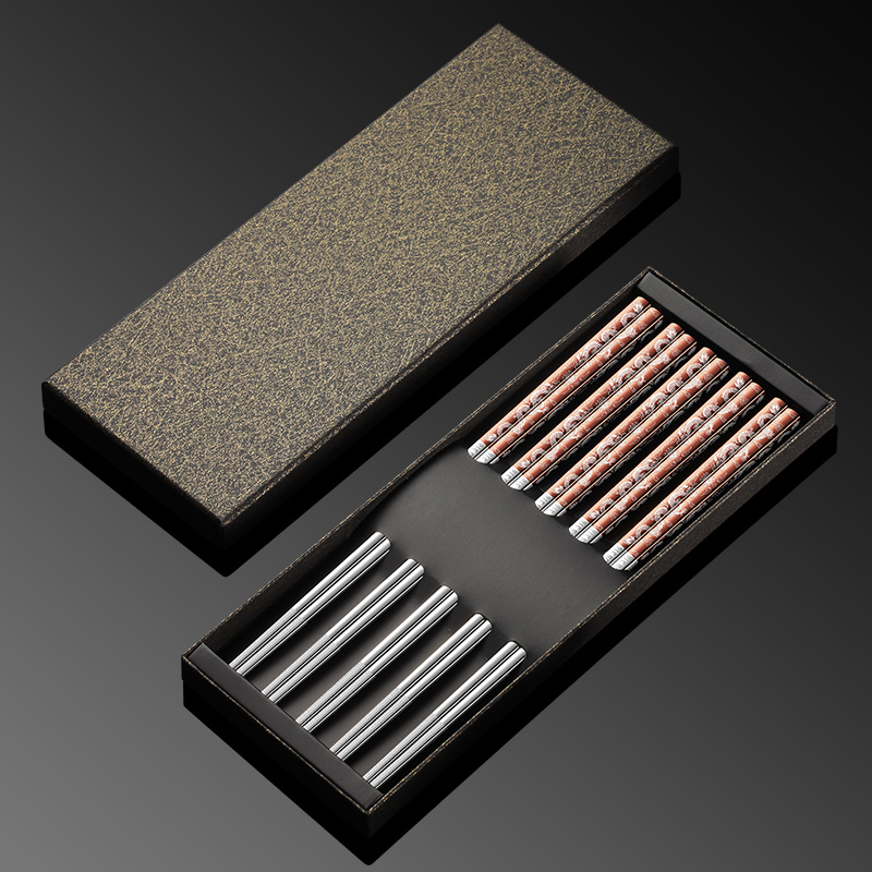 316 로즈 골드 선물 상자 [5쌍]