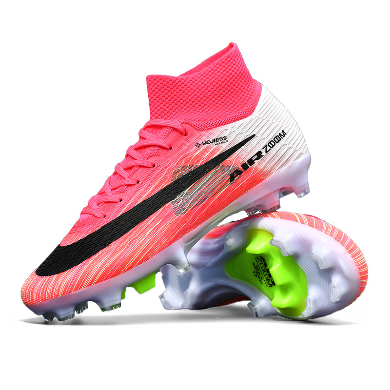 Zapatos de Fútbol de Caña Alta Modelo 17 de KPU Transpirable para Césped