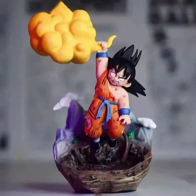 Dragon Ball Saiyan с синими волосами Вегета, приседающая боевая поза, кукла, орнамент, фигурка в штучной упаковке, модель