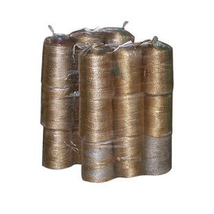 Electrochemical aluminum 1.5mm thick single strand gold rope hanging wire factory greenhouse vegetable hanging seedling rope flower hanging wire yellow hanging wire