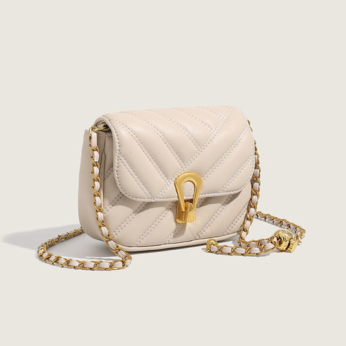 2024 New Style Small Fragrance Fresh Chain Small Square Bag Niche Design High-Quality Shoulder Bag Crossbody Bag