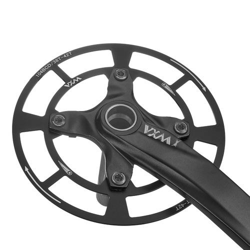 VXM Mountain Bike Bicycle Chain Guard 104bcd Positive and Negative Teeth Single Speed ​​32T-42T Single Disc Sprocket Chain Guard