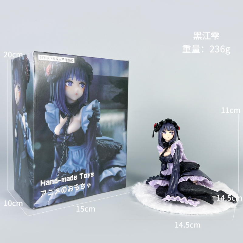 初音未来手办动漫水冰月美少女蕾姆花嫁穹妹二次元公仔模型摆件批|undefined