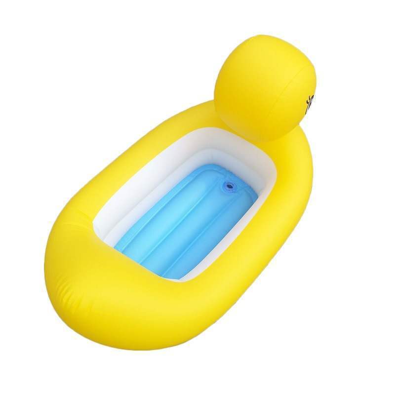 メーカー卸売 厚手の小さな黄色いアヒル型スイミングプール 水上浮遊プール インフレータブル式 屋内外兼用 子供用スイミングプール|undefined