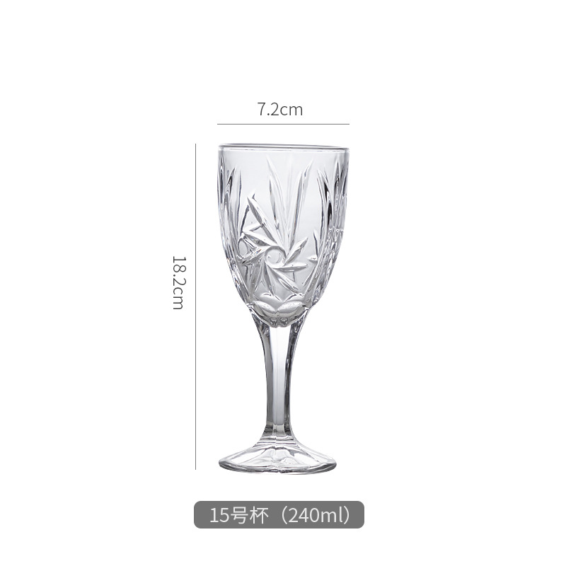 Ins en línea vinos rojos vinos europeos caseros tazas de champagne tazas de cristal sin plomo tazas de pie alto