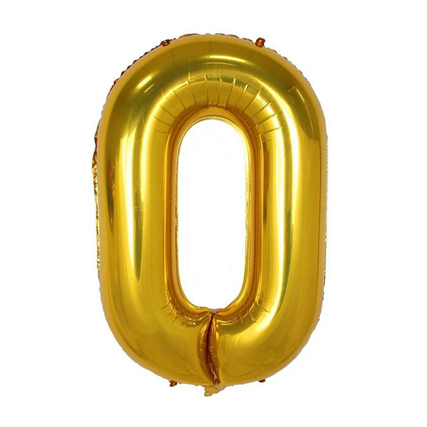 digital golden blue fuchsia balloon