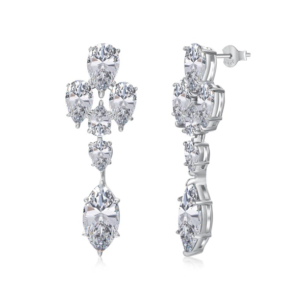 Platinum white diamond DY110246-S-W-WH