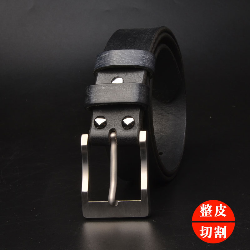 TWS maroon leather black 38mm