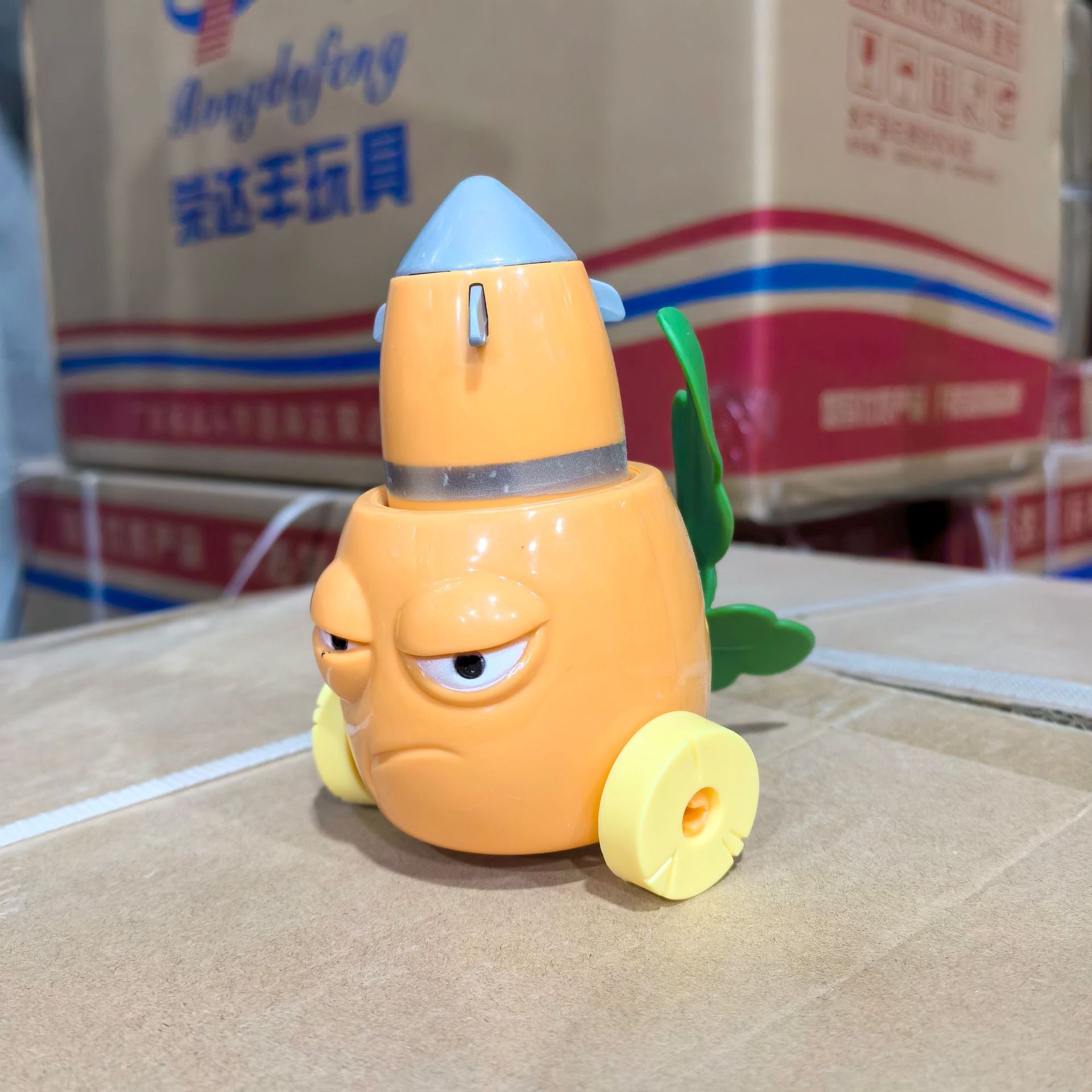 Plants vs. Zombies mecánicos genuinos a granel Gatling Pea Shooter catapulta vinilo juguete malvado dragón pequeño fantasma