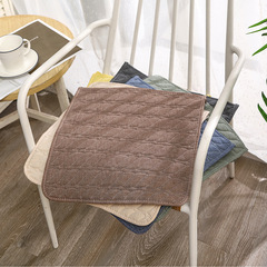 Wholesale Japanese pure cotton chair seat cushion dining chair cushion anti-slip office seat cushion anti-slip thin model all-season universal