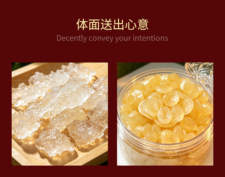 Snow Fungus Jelly Xue Yan 5A Grade Selected 250g Premium Nourishing Gift Set with Peach Gum and Soap Pod Rice overview