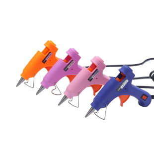 Hot Melt Glue Gun 20W Hot Melt Glue Gun 7mm Glue Stick Glue Gun Blue Glue Gun Pink Glue Gun Glue Gun Source Factory Ce