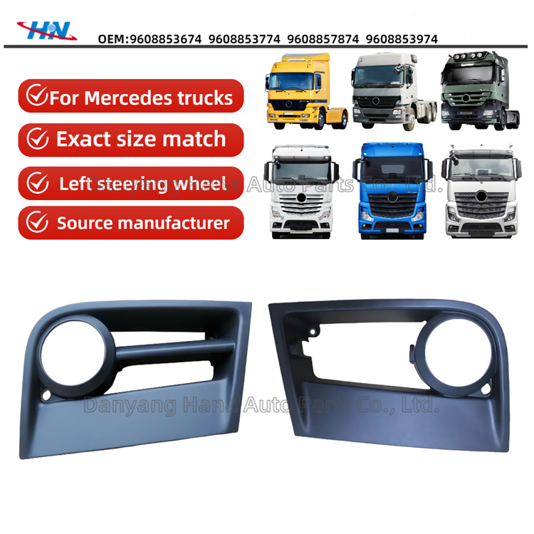 Marco de luz antiniebla dedicado a ACTROS MP4 Mercedes-Benz accesorios de luz de camión 9608853974 9608853874