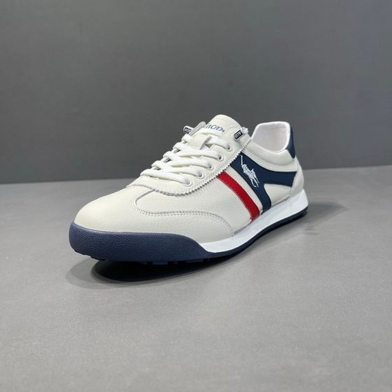 De Training Shoes Men's Shoes 2025 Versatile Genuine Leather Fashion Niche Casual Shoes Trendy Brand Vintage Men's Sports Sneakers