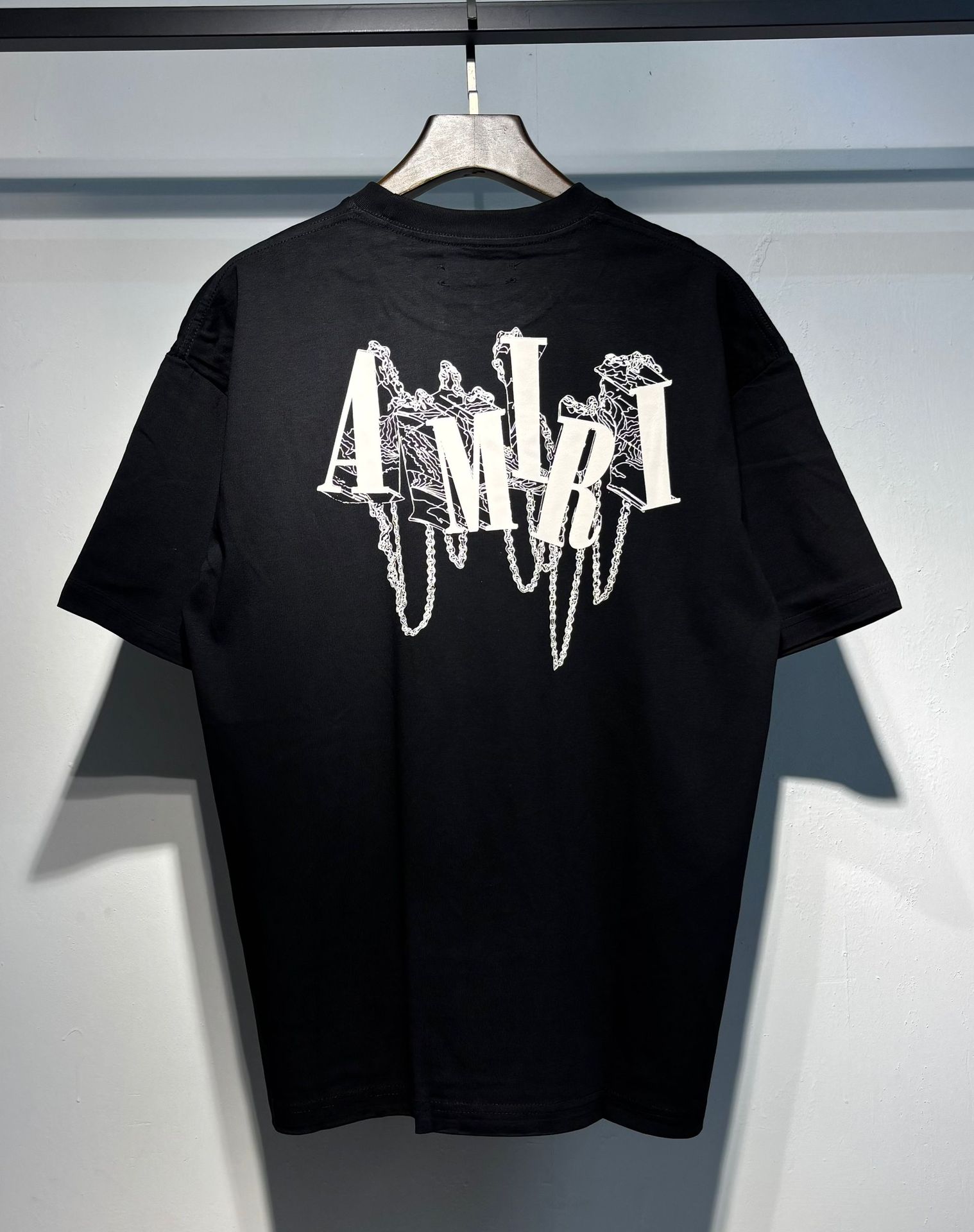 Verano nueva camiseta de manga corta impresa de letras suelta marca de moda hombre camiseta casual de media manga mujer