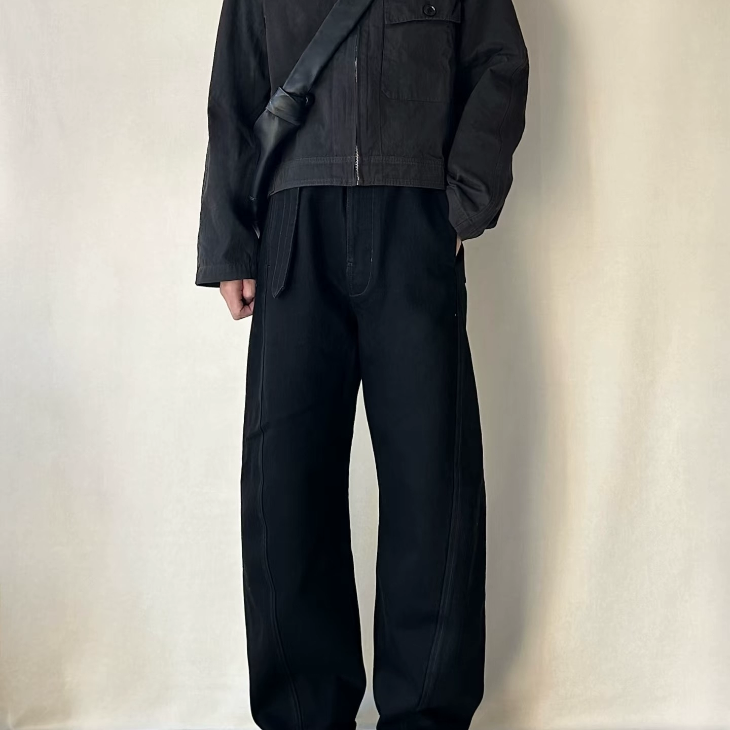 Брюки Sabre в стиле old money, широкие брюки унисекс, длинные брюки, американские повседневные брюки, свободные нишевые дизайнерские тяжелые повседневные брюки для улицы