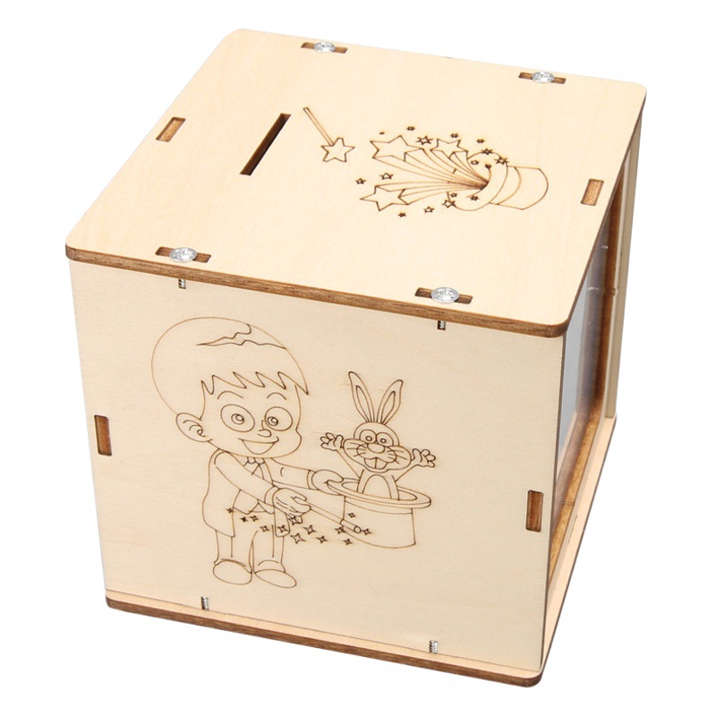 Experimento de ciencia para niños material didáctico estudiantes de primaria suministros de ciencia y educación Tecnología pequeña producción invención hecha a mano Caja Mágica casera