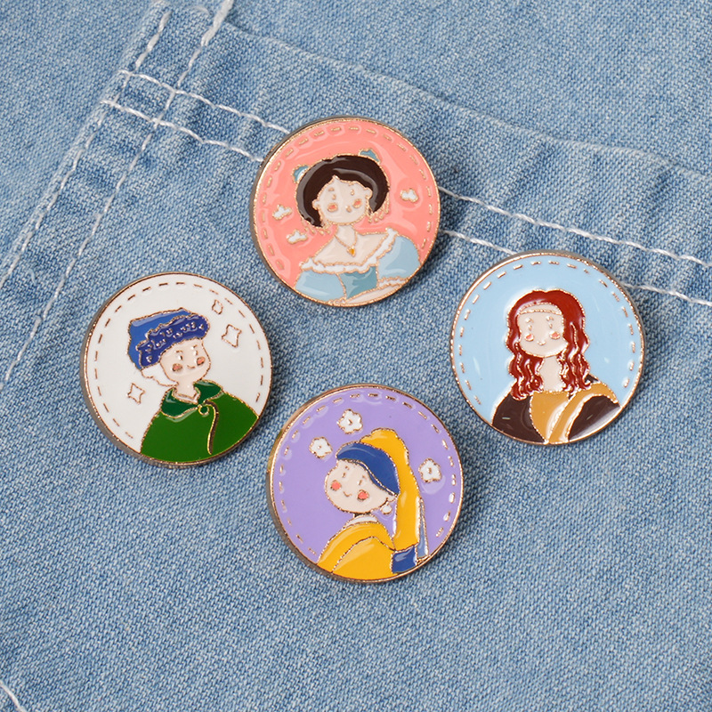 Cute Cartoon Character Alloy Unisex Brooches display picture 3