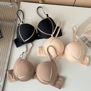 Factory Direct Sales Cross-Border E-Commerce Southeast Asia Vietnam Thailand Women's Seamless Push-Up Comfortable Push-Up Side-Closing Bra