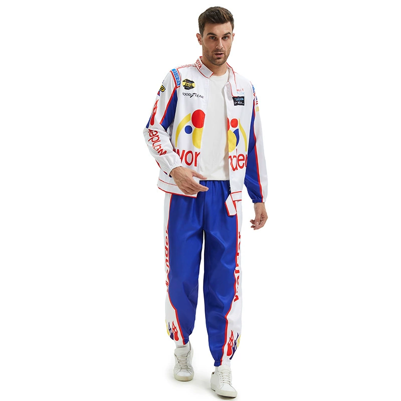 Amazon Talladega Night Ricky Bobby Racing Costume with Body Clothes Full Set Halloween
