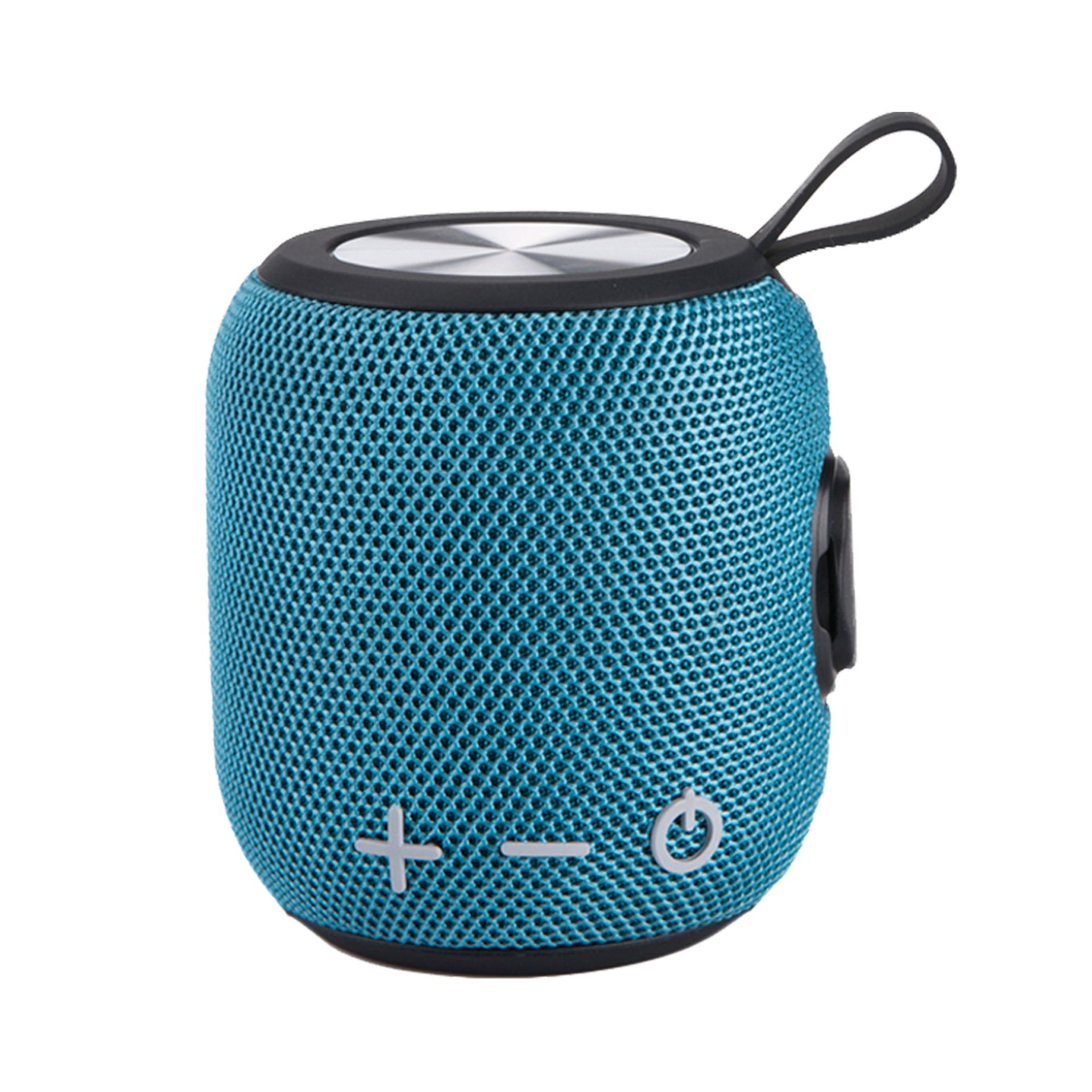 Altavoz Bluetooth para exteriores Amazon, pequeño, tipo cañón, graves potentes, portátil, de tela, impermeable, con ranura para tarjeta, inalámbrico.