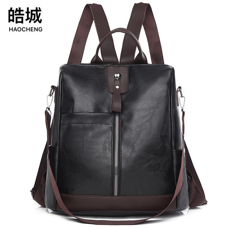 Spot al por mayor 2025 primavera nueva mochila antirrobo para mujer salvaje moda simple multifuncional para mujer