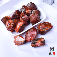 厂家批发天然南红玛瑙水晶原石碎石扩香石香薰石水晶家居办公摆件